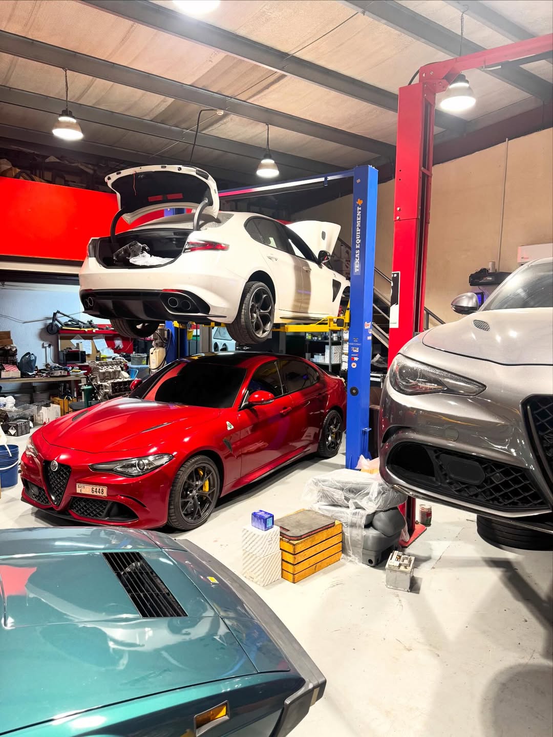 Autotech workshop, Giulia, Stelvio and classic in service